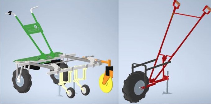 CAD-Zeichnungen der geplanten Geräteentwicklungen